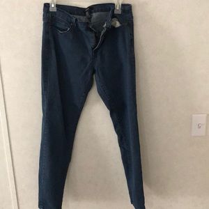 Straight legged pants